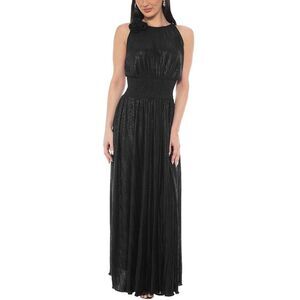 Oleg Cassini Womens  Pleated Maxi Dress